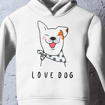 Love Dog Hoodie -Image by Shutterstock