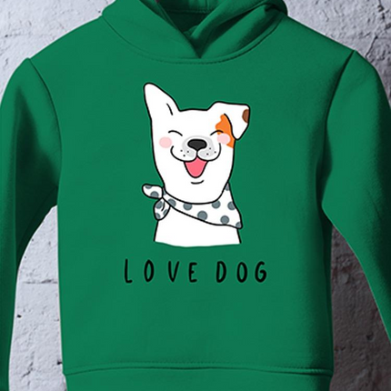 Love Dog Hoodie -Image by Shutterstock