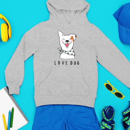 Love Dog Hoodie -Image by Shutterstock