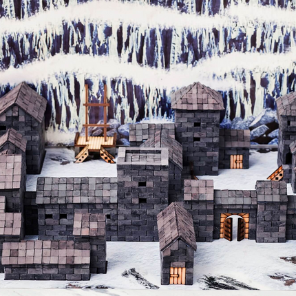 Mini Bricks Construction Set - Black Castle