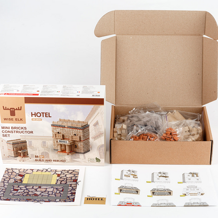 Mini Bricks Construction Set - Hotel
