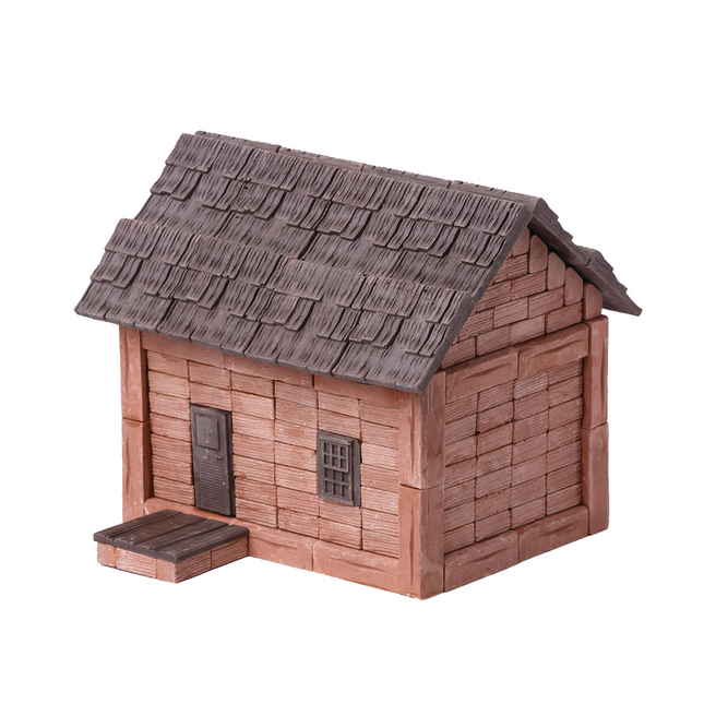Mini Bricks Construction Set - Tile Roof House New