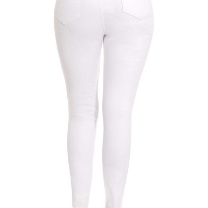 High Rise Ankle Skinny Jeans