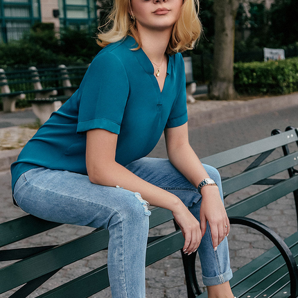 High Rise Ankle Skinny Jeans