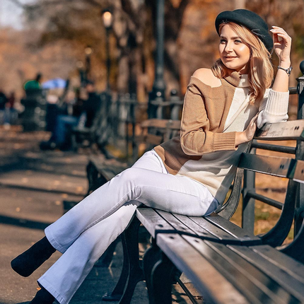 Mid Rise Strecthy Flare Jeans