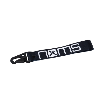 Noms Black Fabric Lanyard