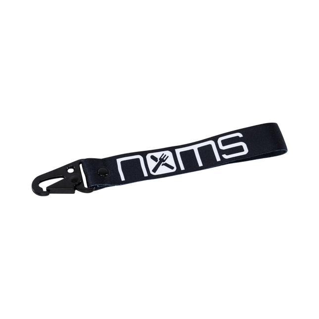 Noms Black Fabric Lanyard