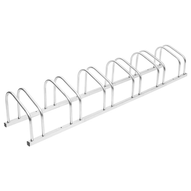 vidaXL Bike Rack for 6 Bikes Galvanized Steel