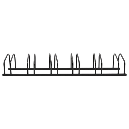 vidaXL Bike Rack for 6 Bikes Galvanized Steel