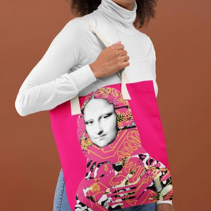 Mona Lisa Relaxing Tote Bag