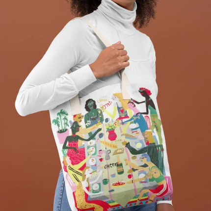 Family Dinner Tote Bag