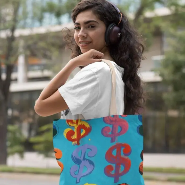 $ Pattern Tote Bag