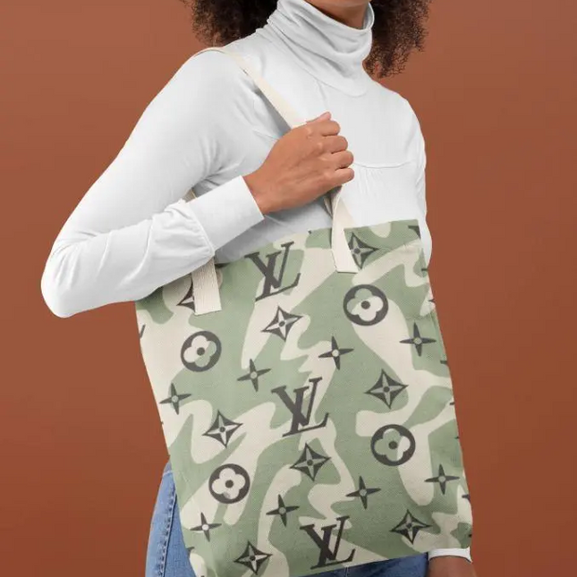 LV Camofludge Tote Bag