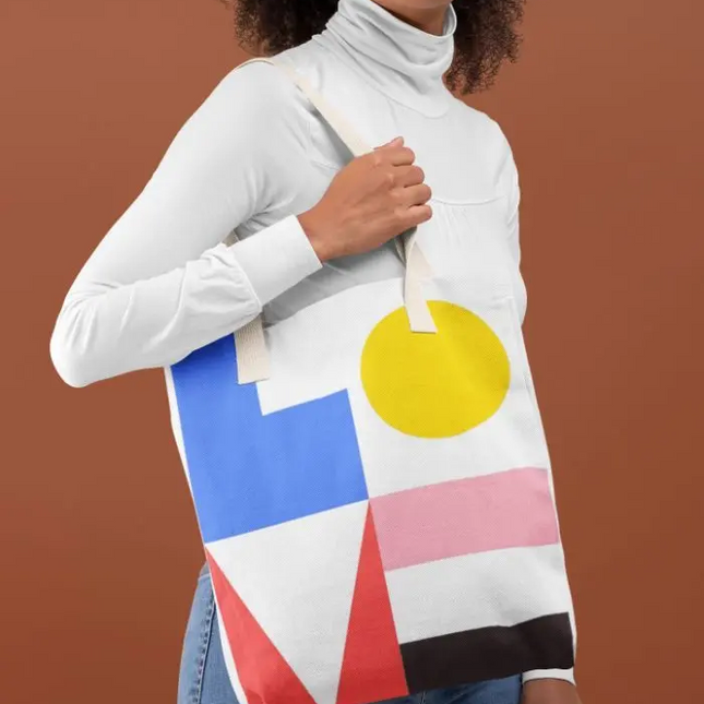 Love Typography Tote Bag
