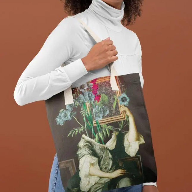 Florales Self Portrait Tote Bag