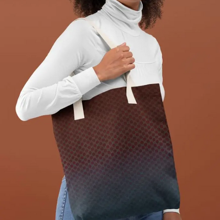 Blue Brand pattern Tote Bag