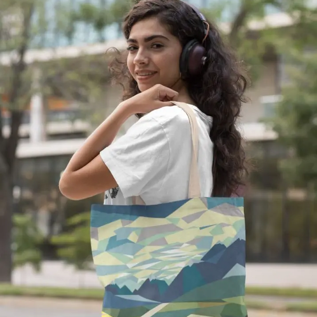 Alpine Scenry Tote Bag