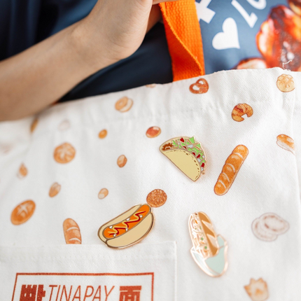 Hotdog Enamel Pin