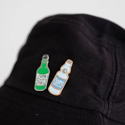 Soju Enamel Pin