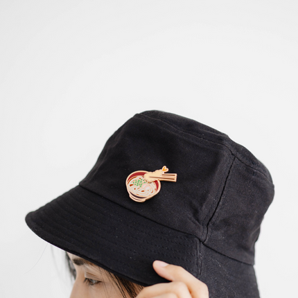 Udon Interactive Sliding Enamel Pin