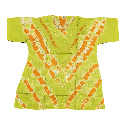 Aari Embroidery Design Sequin Tunic Tie Dye Top