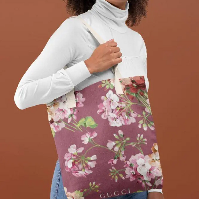GUC Flower Tote Bag