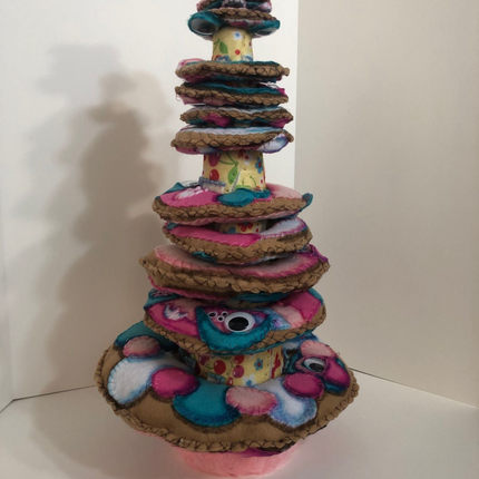 Dirty Dozen (stand and 12 donut plush figures)