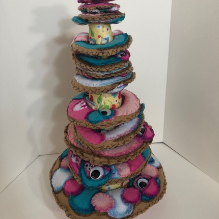 Dirty Dozen (stand and 12 donut plush figures)