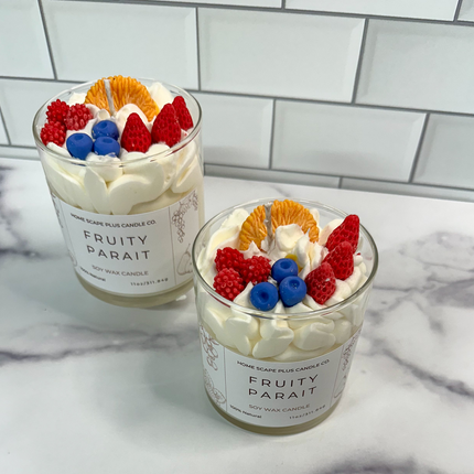 Soy Wax Candle Fruity Parfait