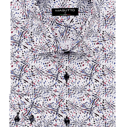 MASUTTO PORTO/05 LONG SLEEVE BUTTON DOWN SHIRT