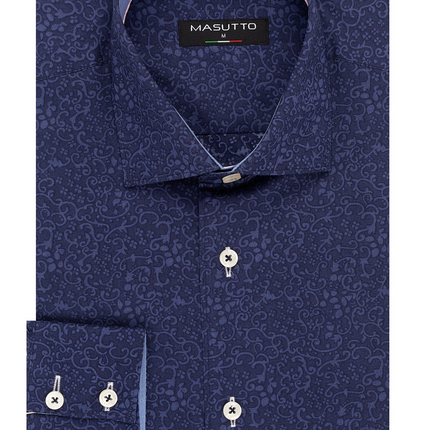 MASUTTO PRESTON/92 LONG SLEEVE BUTTON DOWN SHIRT