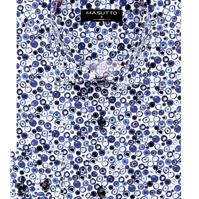 MASUTTO VIENNA/92 LONG SLEEVE BUTTON DOWN SHIRT