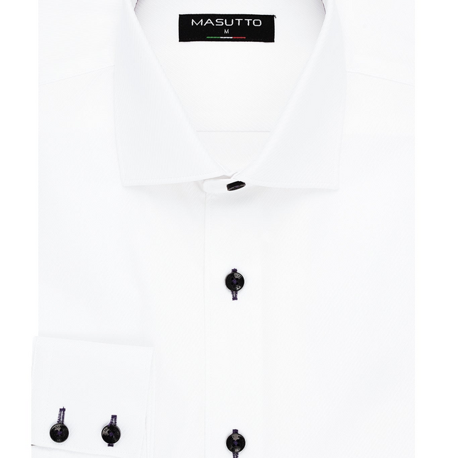 MASUTTO CANDITO/05 LONG SLEEVE BUTTON DOWN SHIRT