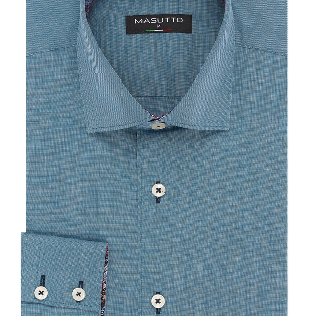 MASUTTO DENVER/09 LONG SLEEVE BUTTON DOWN SHIRT