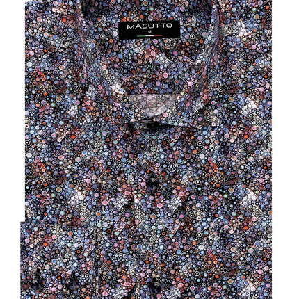 MASUTTO JANIERO/92 LONG SLEEVE BUTTON DOWN SHIRT
