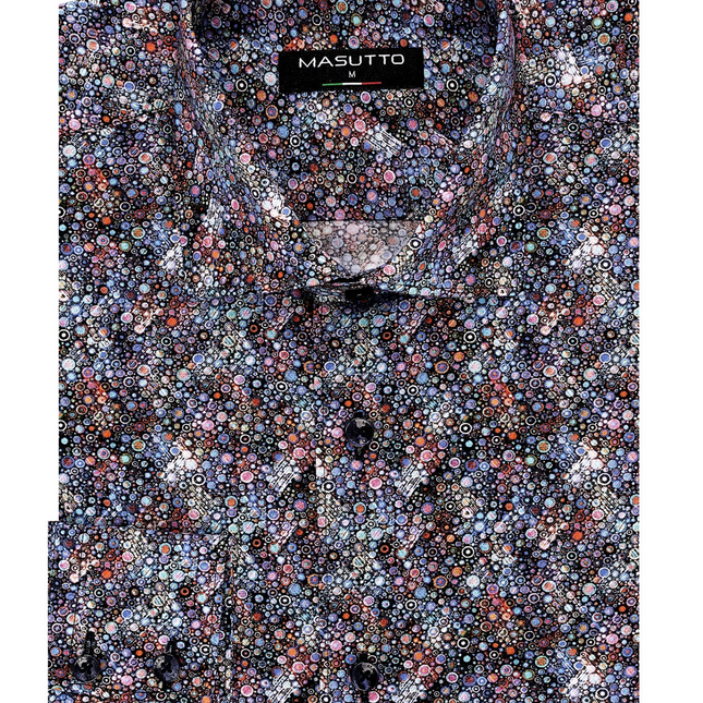 MASUTTO JANIERO/92 LONG SLEEVE BUTTON DOWN SHIRT