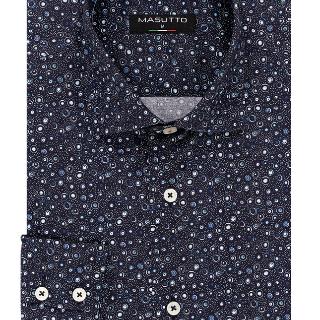 MASUTTO GENE/92 LONG SLEEVE BUTTON DOWN SHIRT