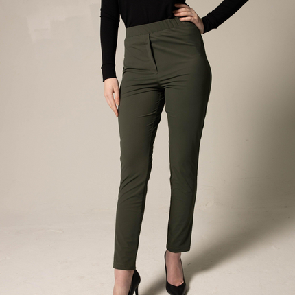 Olive Skinny Pants Women's Trousers