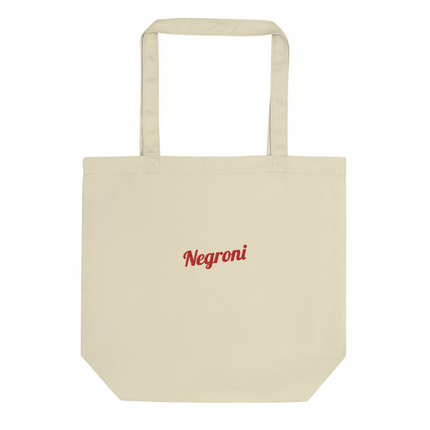 Negroni - Embroidered Eco Tote Bag