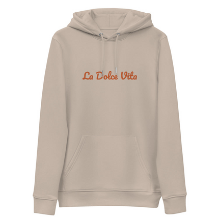 La Dolce Vita - Organic Embroidered Hoodie