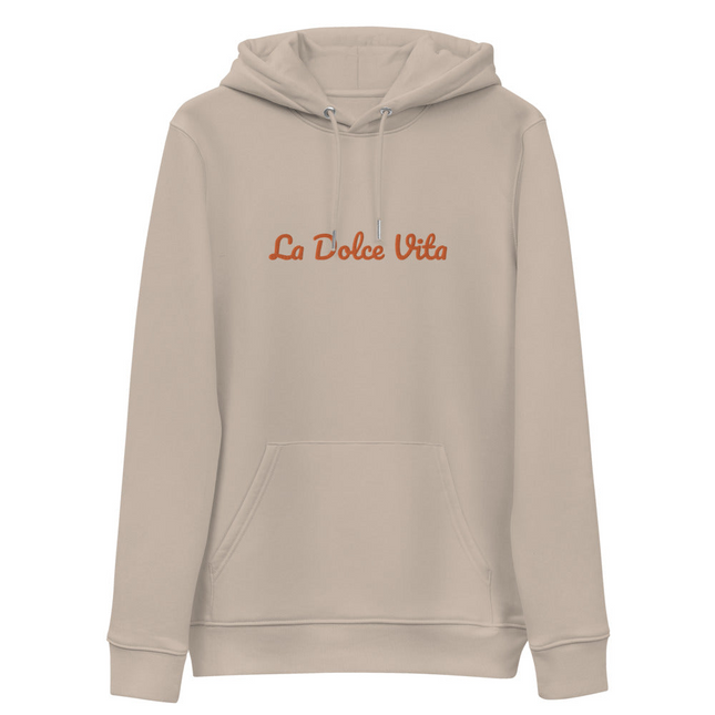 La Dolce Vita - Organic Embroidered Hoodie