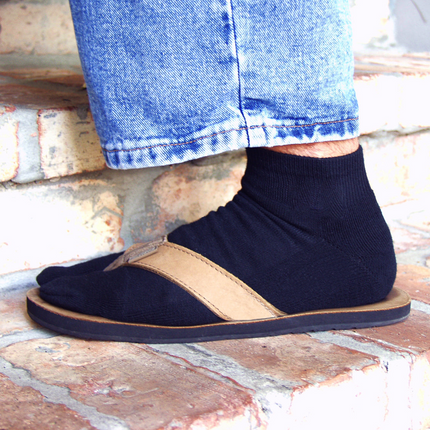 V-Toe Flip-Flop Socks Ankle Tabi 3 Pairs Thicker Comfy Warm Styles Athletic or Casulal