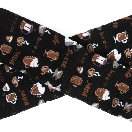 1 Pair - V-Toe Flip Flop Tabi Socks - Coffee Carafe