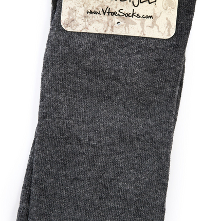 Gunmetal Grey Ankle Casual V-Toe Flip-Flop Tabi Big Toe Socks