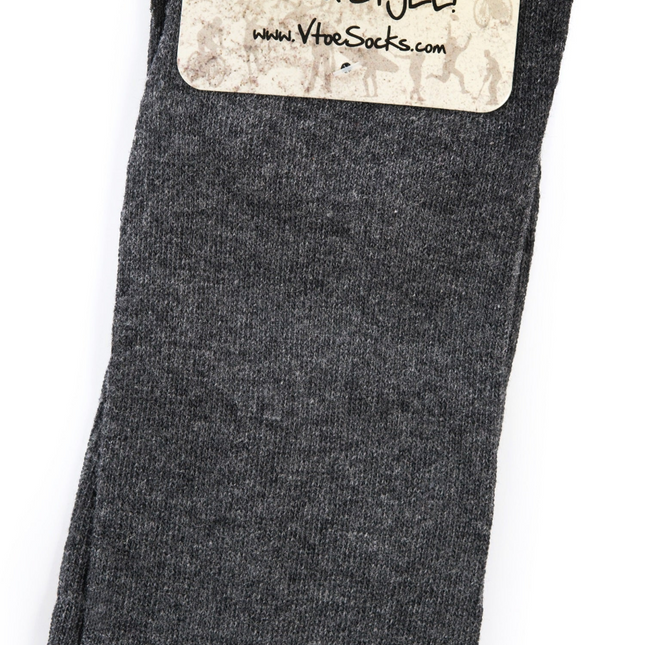 Gunmetal Grey Ankle Casual V-Toe Flip-Flop Tabi Big Toe Socks