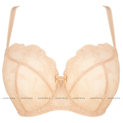 Embroidered Full Figure Bra Gorteks Bianca