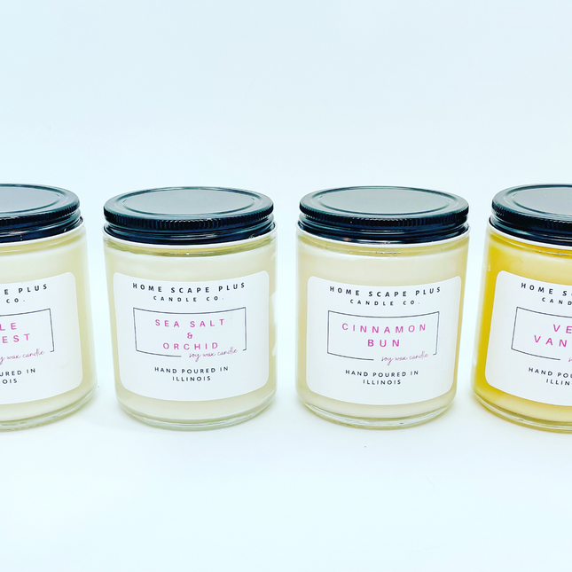 Soy Wax Candle-Rose Gold Lid 18oz