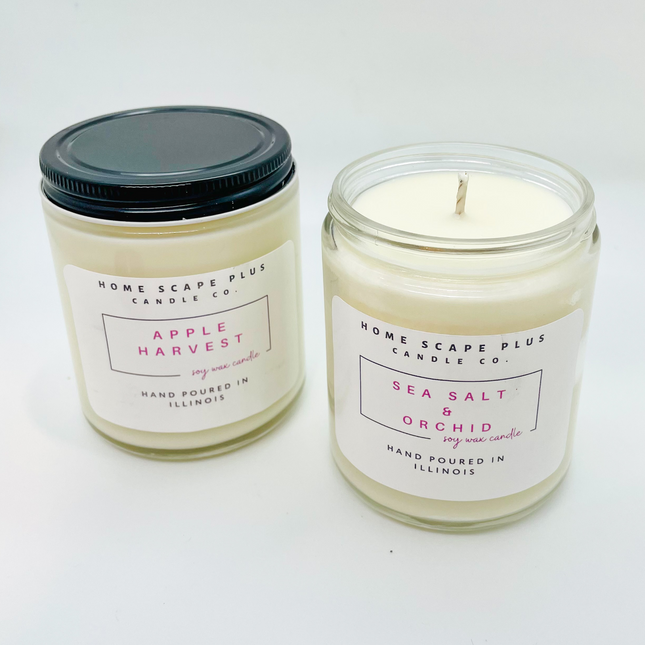 Soy Wax Candle-Rose Gold Lid 18oz