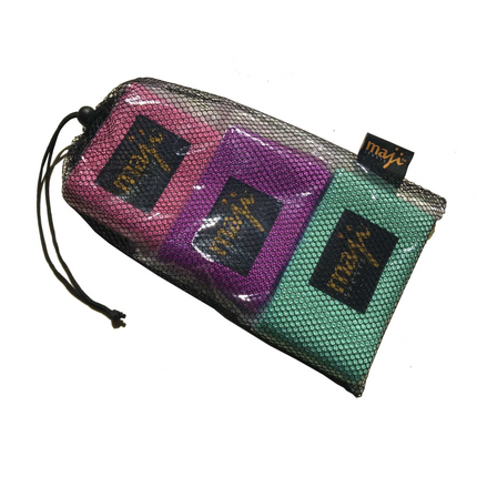 Maji Sports Pack Of Three Multi-Color Booty Bands - 3 Sizes 3 Weights