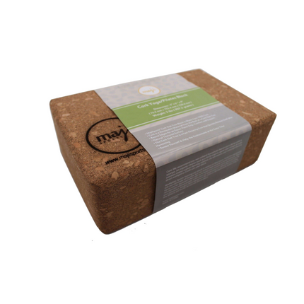Maji Sports 100% Cork Yoga & Pilates Block